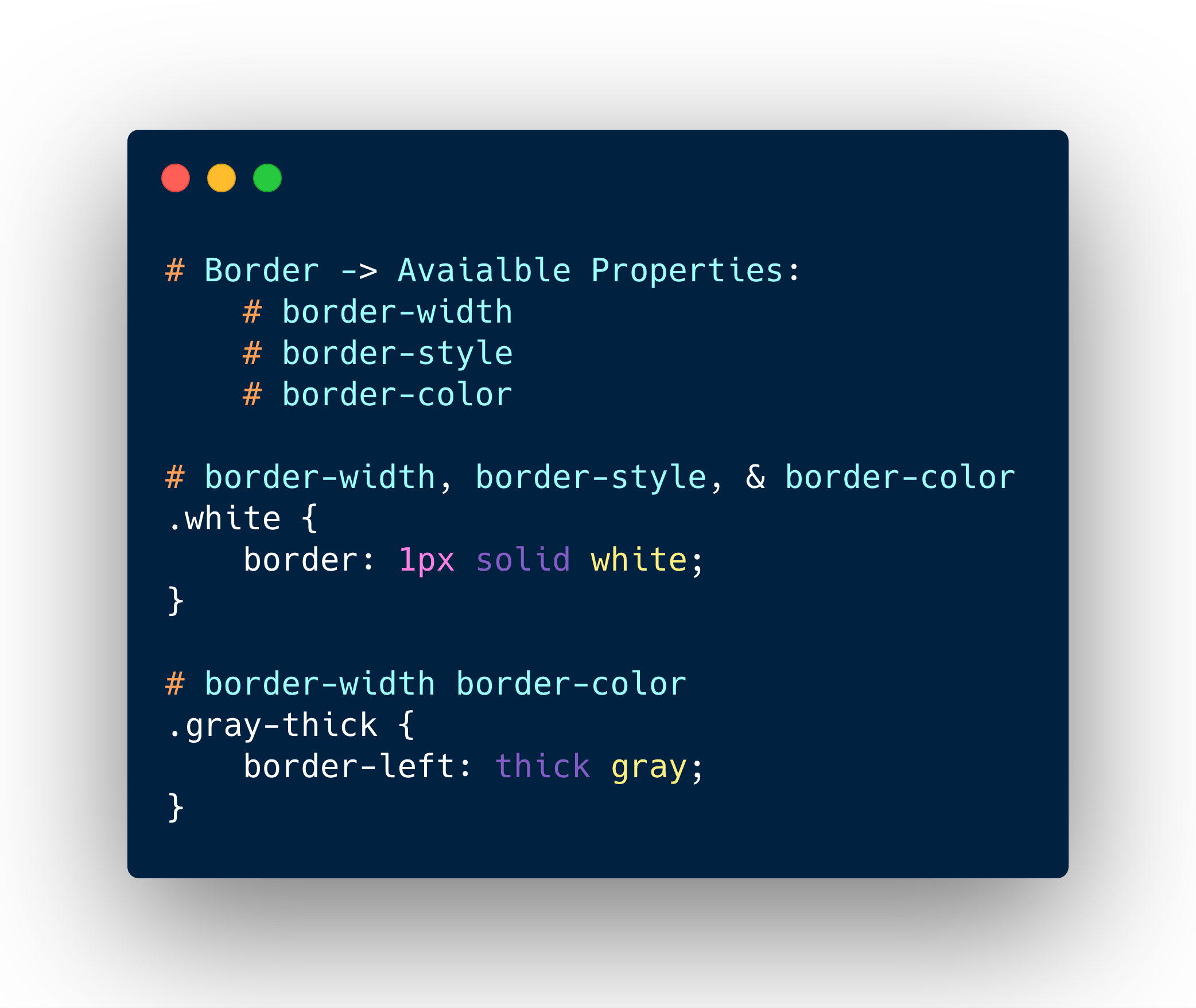 border-code